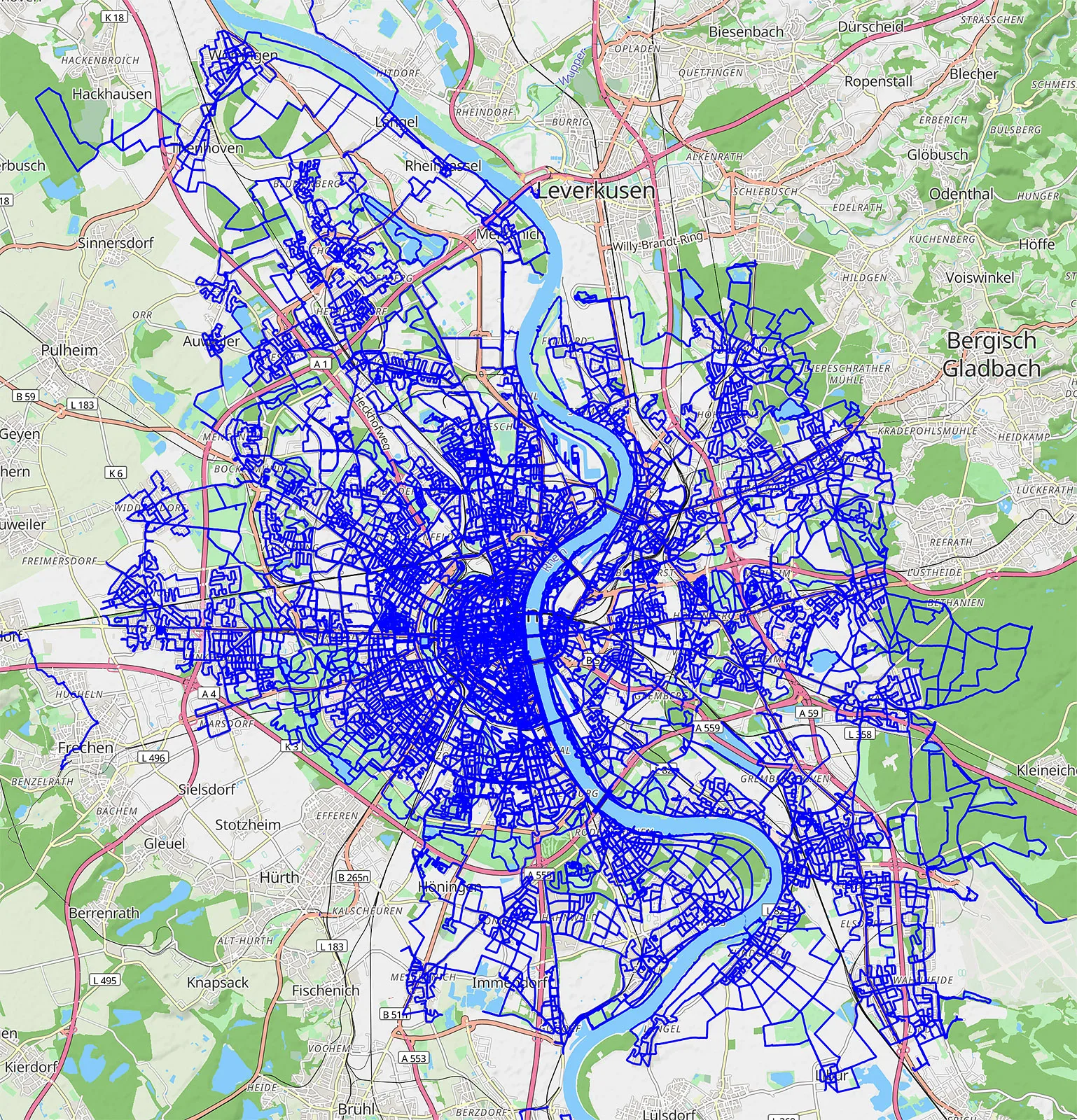 Koeln-karte